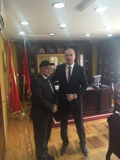 Në Ulqin  qëndroi për vizitë pune  Nënkryetari i Parlamentit   të Maqedonisë  Z. Rafis Aliti