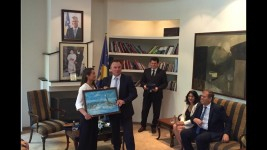 Ministria e Kulturës, Rinisë dhe Sportit e Kosovës mirëpret delegacionin nga Ulqini në ceremonin e ndarjes së shpërblimeve shtetërore për Kelmendin e Kukën