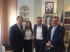 Ministria e Kulturës, Rinisë dhe Sportit e Kosovës mirëpret delegacionin nga Ulqini në ceremonin e ndarjes së shpërblimeve shtetërore për Kelmendin e Kukën