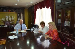 Sastanak predsjednika Cungu sa ambasadorkom Crne Gore u Francuskoj Nj.E. Dragicom Ponoroac i Anastasijom Miranović