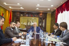 Predsjednik opštine Ulcinj Nazif Cungu primio je danas Mouvafaka Al Tamneh, predstavnika kompanije MEMNON iz Jordana