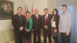 Potpredsjednik opštine Ulcinj Vaso Radović posjetio je Ambasadu Crne Gore u Zagrebu i ambasadora Bora Vučinića.