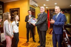 Predsjednik Cungu dočekao je delegaciju projekta „Crna gora u ritmu Evrope"