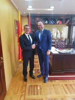 Në Ulqin qëndroi për vizitë Ambasadori i Shqipërisë në Mal të Zi