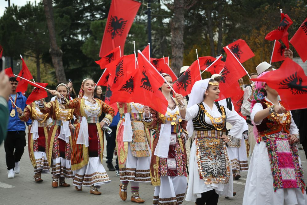 Festa e 28 nëntorit ne Tiranë